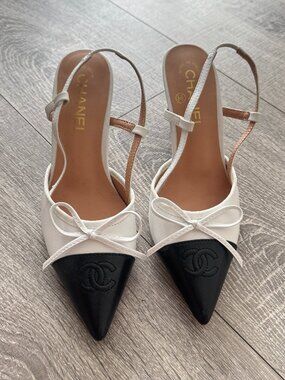 CC Bow Heels Two-Toned